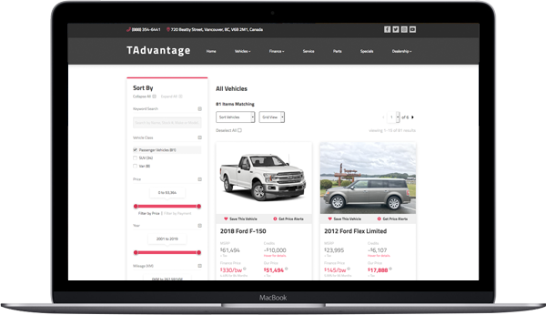 TAdvantage Websites