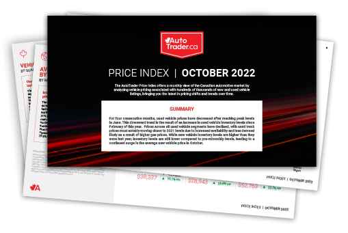 AutoTrader Price Index - October 2022