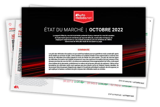 Indice des prix AutoHebdo.net – Octobre 2022