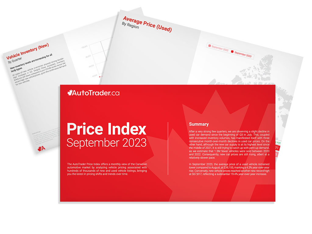 AutoTrader Price Index: September 2023