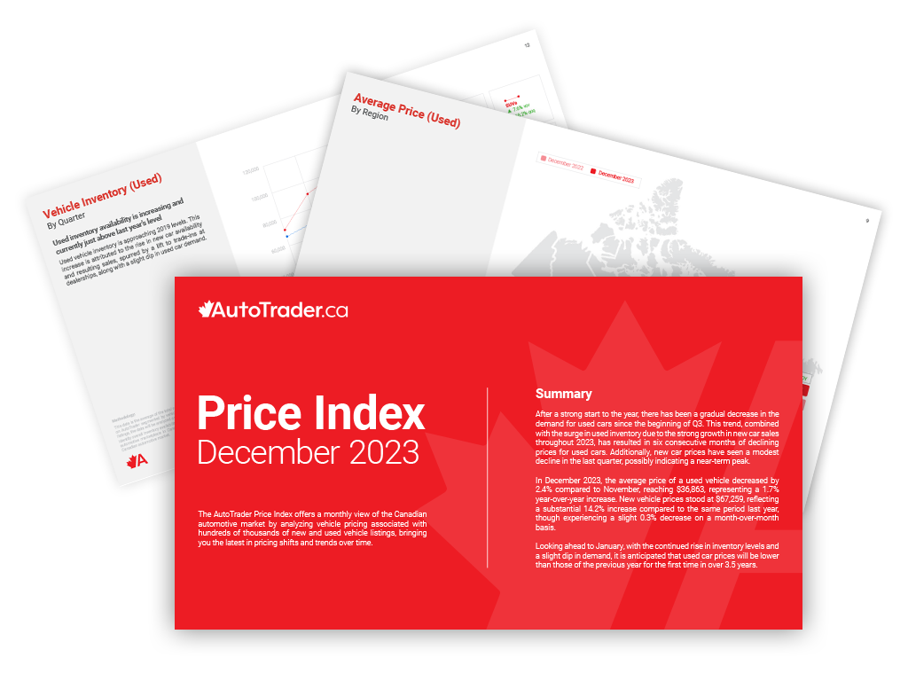 AutoTrader Price Index: December 2023