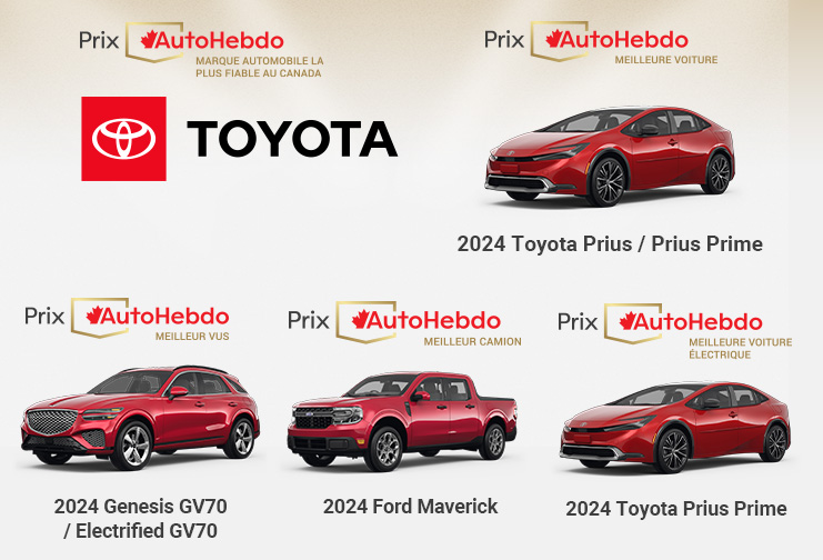 Prix AutoHebdo 2024 : Les 5 grands gagnants dévoilés aux prix automobiles les plus réputés au Canada