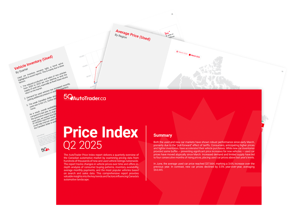 AutoTrader Price Index Report Q2 2025